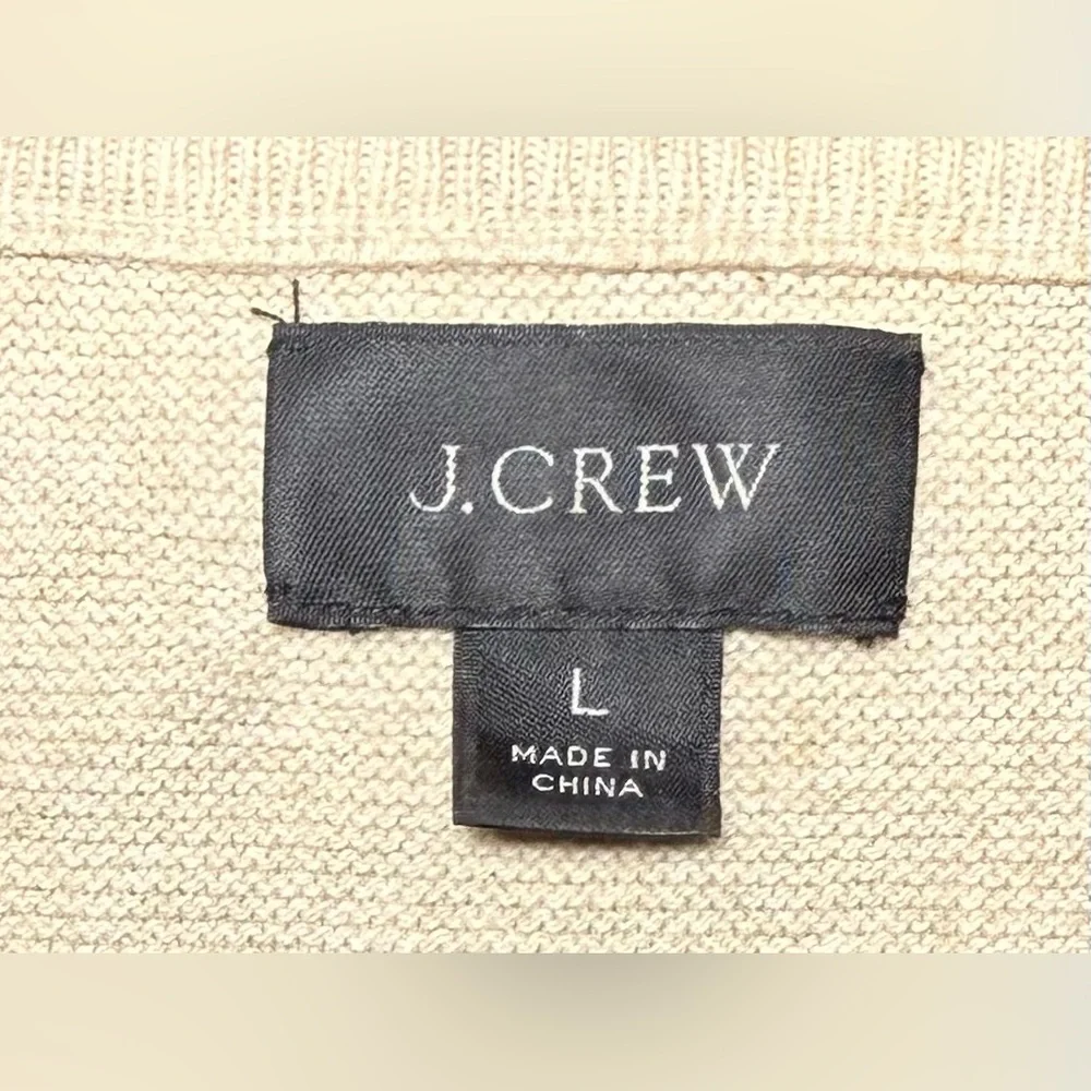 J. CREW Cotton Crewneck Sweater